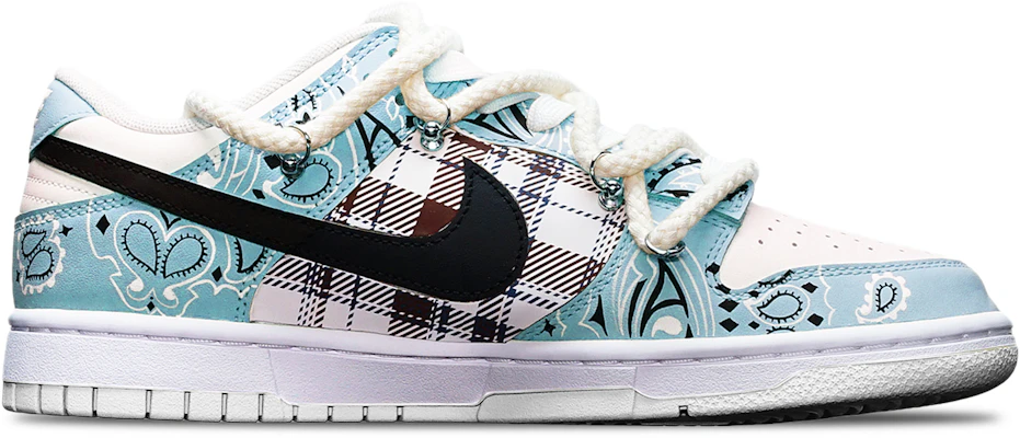 ナイキ ダンク ロー "黒白青ペイズリー" (Nike Dunk Low "Black White Blue Paisley") DH9765-100(TeamT-腰果花蓝白S-BOX) Order ナイキ ダンク ロー "黒白青ペイズリー" (Nike Dunk Low "Black White Blue Paisley") DH9765-100(TeamT-腰果花蓝白S-BOX)