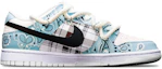 Order ナイキ ダンク ロー "黒白青ペイズリー" (Nike Dunk Low "Black White Blue Paisley") DH9765-100(TeamT-腰果花蓝白S-BOX)