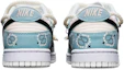 Shop ナイキ ダンク ロー "黒白青ペイズリー" (Nike Dunk Low "Black White Blue Paisley") DH9765-100(TeamT-腰果花蓝白S-BOX)