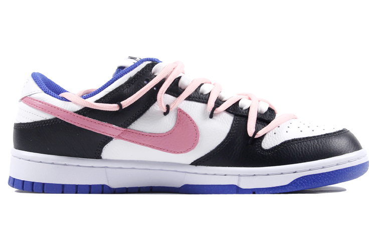 Order [定制鞋] 耐克Dunk Low '黑白蓝粉' FD9064-110(TeamJ-极简黑粉)