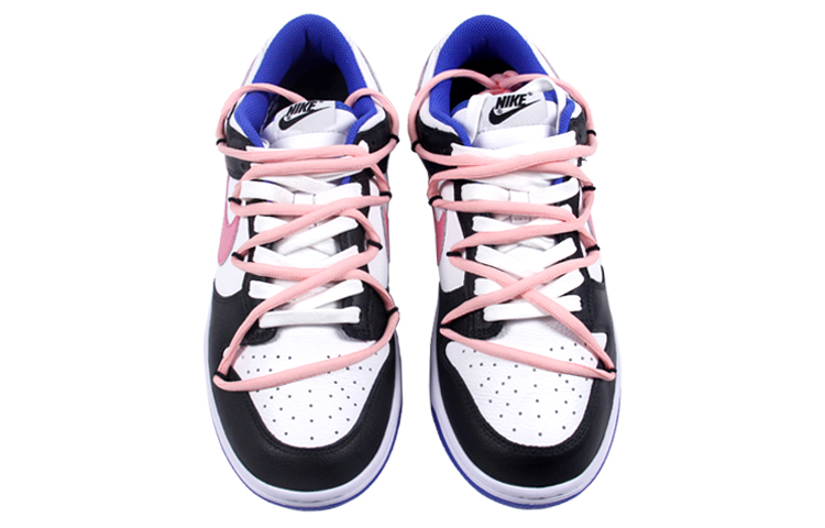Shop [定制鞋] 耐克Dunk Low '黑白蓝粉' FD9064-110(TeamJ-极简黑粉)