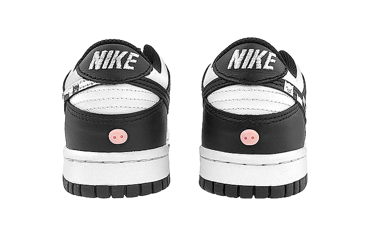 Purchase [Zapatillas Personalizadas] Nike Dunk Low 'Blanco Negro Dibujo Animado' CW1590-100(Team40-GS鸳鸯黑白猪黑白)