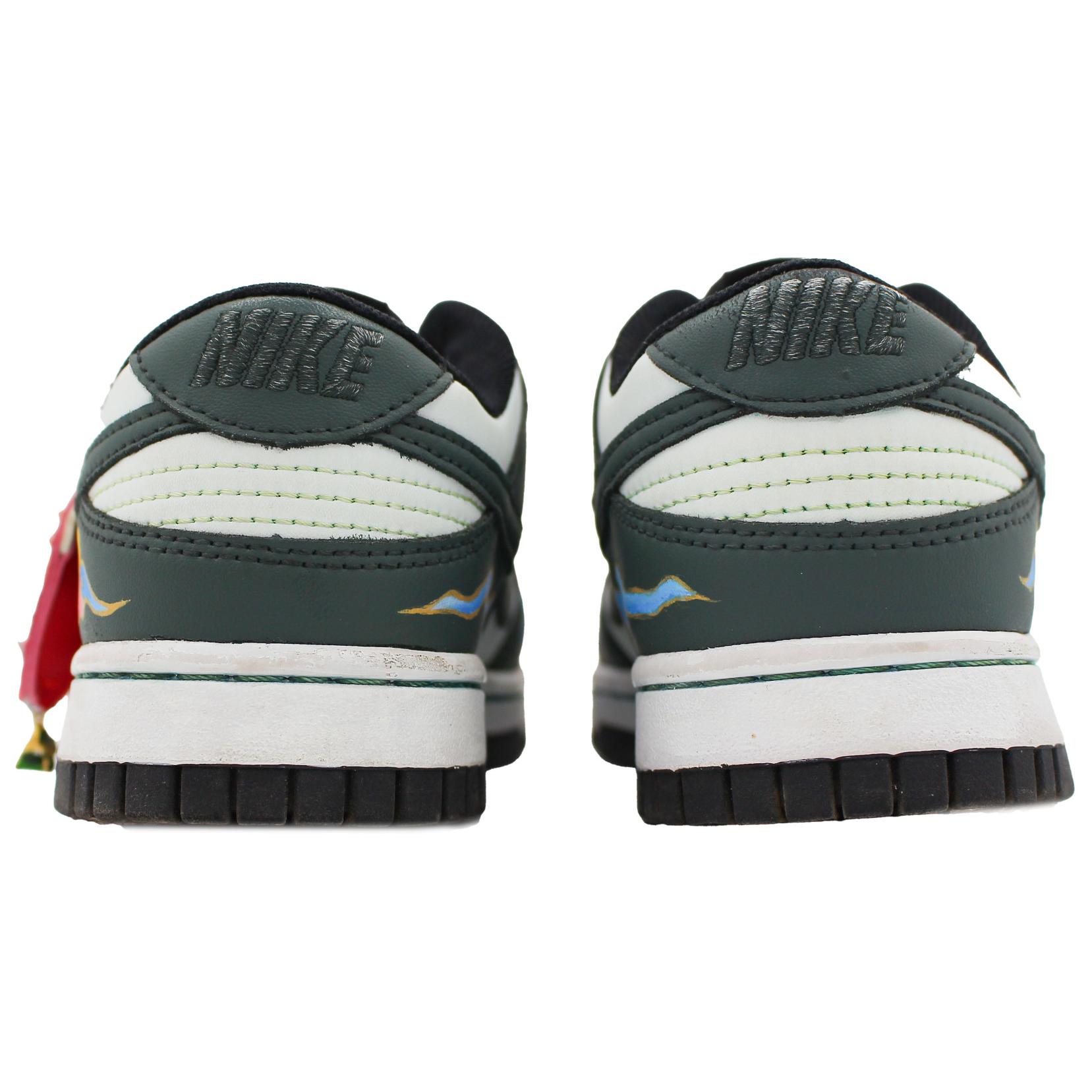 Purchase [Sepatu Kustom] Nike Dunk Low 'Hitam Putih Cloud Dragon' DD1391-100（team283-云中之龙）