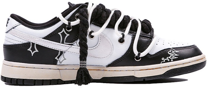 나이키 덩크 로우 "블랙 화이트 피치 하트"(커스텀) DH9765-002(Team4-女款黑白十字架S-BOX) Order 나이키 덩크 로우 "블랙 화이트 피치 하트"(커스텀) DH9765-002(Team4-女款黑白十字架S-BOX)