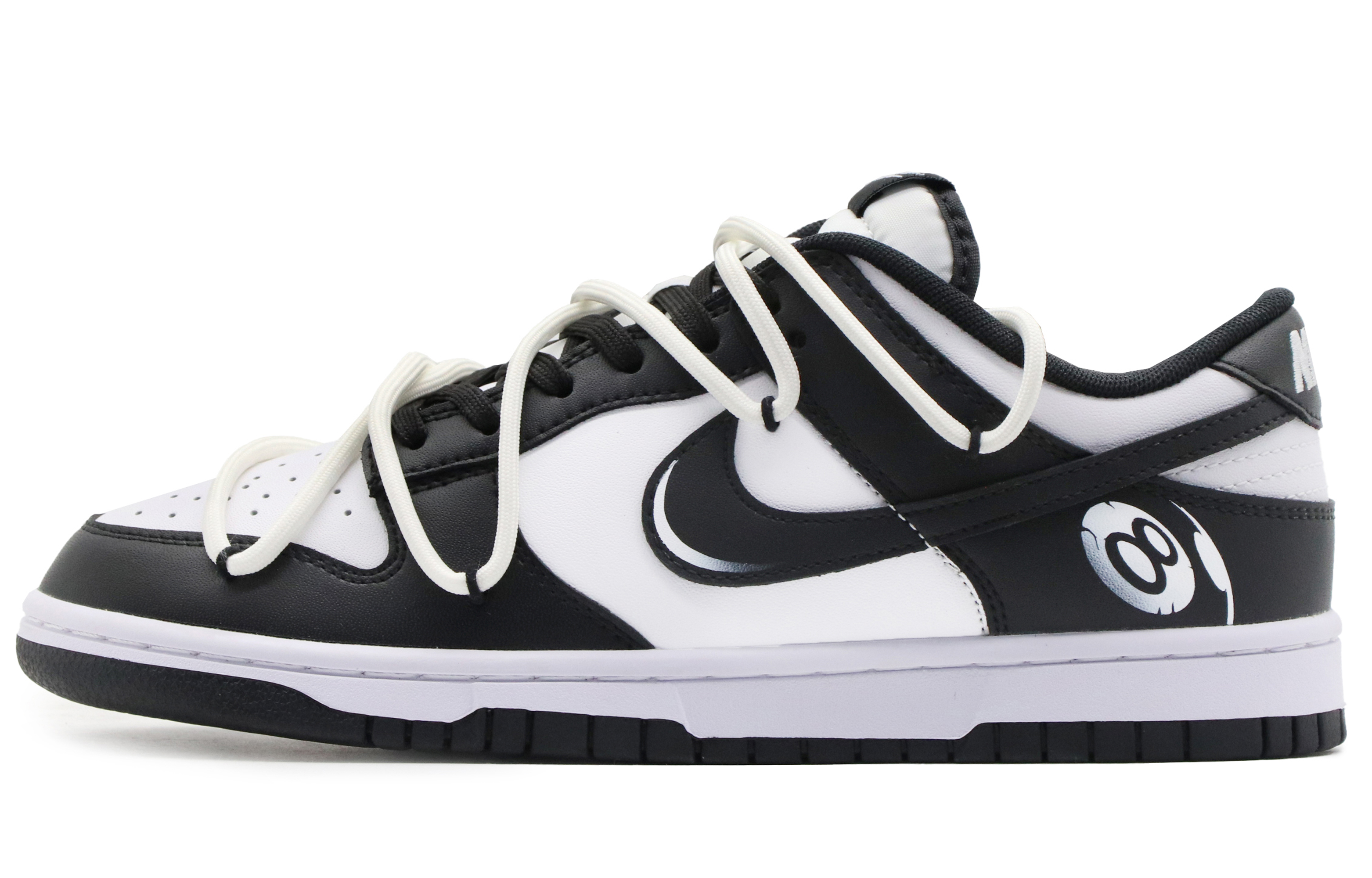 Buy [Kasut Kustom] Nike Dunk Low 'Hitam Putih Dekonstruksi' DD1391-100(Team57-男款黑8)