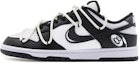 Buy 【定製球鞋】 Nike Dunk Low 黑8 高街戶外 夏日配搭 解構 低筒 滑板鞋 男款 黑白