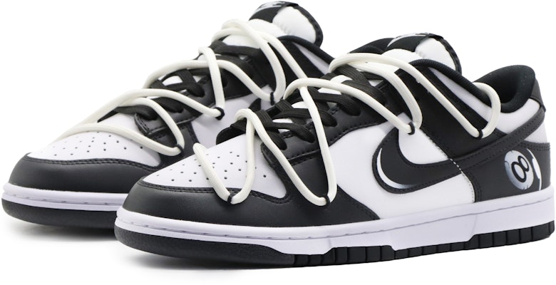 【定製球鞋】 Nike Dunk Low 黑8 高街戶外 夏日配搭 解構 低筒 滑板鞋 男款 黑白 Lookbook 【定製球鞋】 Nike Dunk Low 黑8 高街戶外 夏日配搭 解構 低筒 滑板鞋 男款 黑白