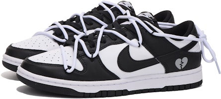 Zapatillas Nike Dunk Low 'Negro Blanco Corazón Deconstruido' CW1590-100(Team拾伍-女款爱心) Lookbook Zapatillas Nike Dunk Low 'Negro Blanco Corazón Deconstruido' CW1590-100(Team拾伍-女款爱心)
