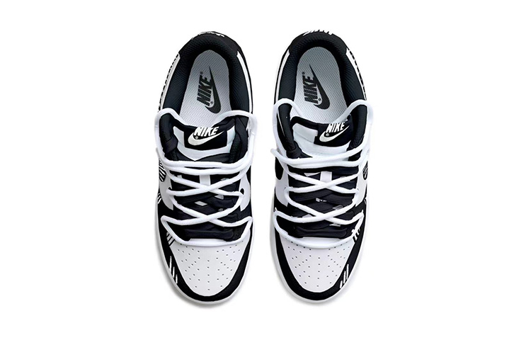 [Custom Shoes] Nike Dunk Low 'Black White Deconstructed' 圖 4