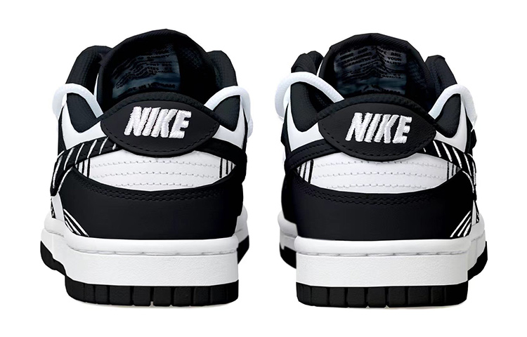[Custom Shoes] Nike Dunk Low 'Black White Deconstructed' 圖 5
