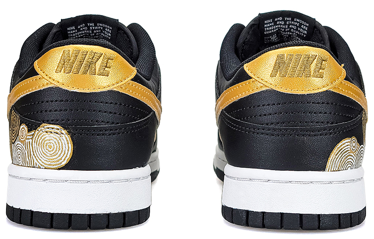 Shop 【訂製球鞋】Nike Dunk Low 野餐2 Clone of the Kingdom NS 潮流復古 低筒 板鞋 男款 黑白金