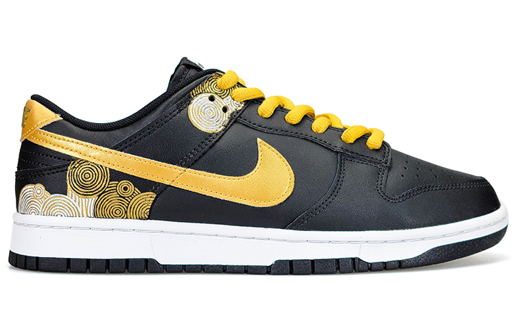 Purchase 【訂製球鞋】Nike Dunk Low 野餐2 Clone of the Kingdom NS 潮流復古 低筒 板鞋 男款 黑白金