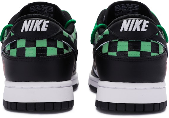 【訂製球鞋】Nike Dunk Low BIGNIU 六一動漫主題 解構 手繪噴繪 低筒 板鞋 GS 黑白綠 Shop 【訂製球鞋】Nike Dunk Low BIGNIU 六一動漫主題 解構 手繪噴繪 低筒 板鞋 GS 黑白綠