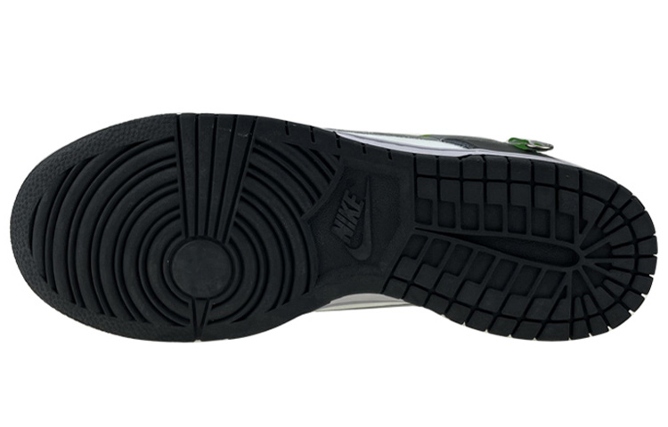 Details for [Kasut Custom] Nike Dunk Low 'Black White Green Kotak Hadiah' DJ6188-002(Team叁-男款复古黑白绿S-BOX)