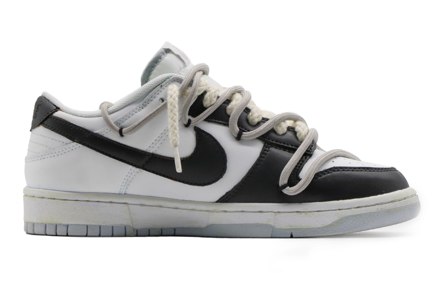 Order [Sneakers Custom] Nike Dunk Low 'Hitam Putih Abu' DH9765-102(Team57-女款星程迷航)