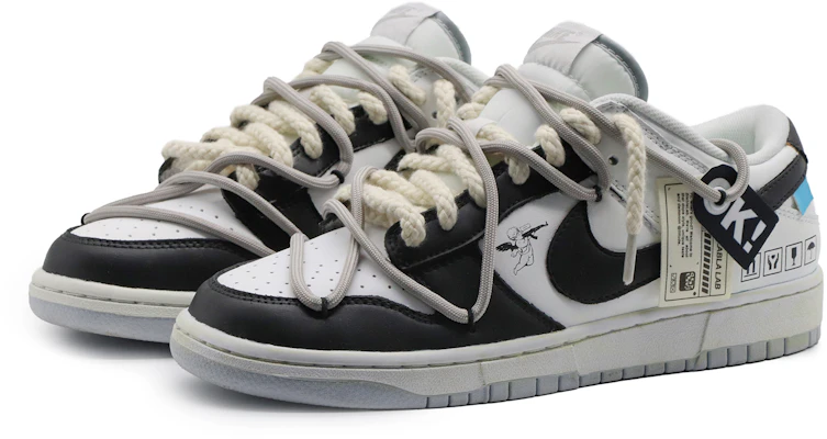 【客製球鞋】 Nike Dunk Low 星際迷航 戶外 高街風 夏季 搭配 解構 復古磨損 低筒 滑板鞋 GS 黑白灰 Lookbook 【客製球鞋】 Nike Dunk Low 星際迷航 戶外 高街風 夏季 搭配 解構 復古磨損 低筒 滑板鞋 GS 黑白灰