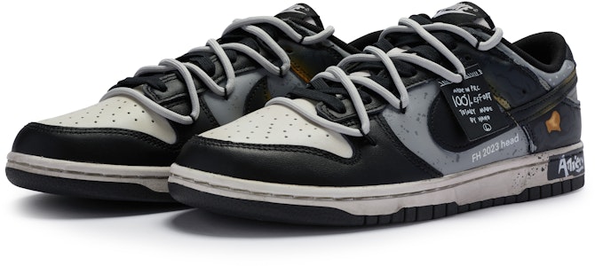 【カスタムシューズ】 ナイキ ダンク ロー 'ブラックホワイトグレー' DD1391-100(TeamR男款焦虑S-BOX) Lookbook 【カスタムシューズ】 ナイキ ダンク ロー 'ブラックホワイトグレー' DD1391-100(TeamR男款焦虑S-BOX)