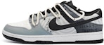 Buy 나이키 덩크 로우 '블랙 화이트 그레이 그래피티' (커스텀) DV0831-002(Team98-男款消失)