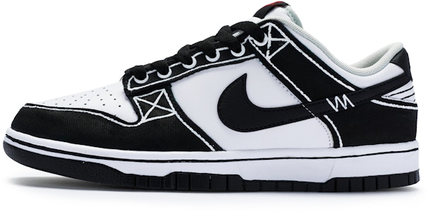 【カスタムシューズ】ナイキ ダンク ロー「ブラックホワイト手描き」 DV0827-100(TeamR-男款二次元线条黑白) Buy 【カスタムシューズ】ナイキ ダンク ロー「ブラックホワイト手描き」 DV0827-100(TeamR-男款二次元线条黑白)