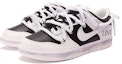 Lookbook 【客製球鞋】 Nike Dunk 低筒 經典 Love 復古 老化 簡約 解構雙鞋帶 低筒 滑板鞋 GS 黑白