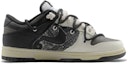 Buy 【訂製球鞋】Nike Dunk Low 惡夢 高街風 腰果花 熊貓 摩卡 解構 復古做舊 低筒 板鞋 GS 黑白