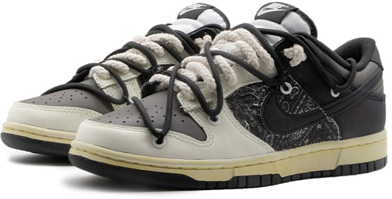 【訂製球鞋】Nike Dunk Low 惡夢 高街風 腰果花 熊貓 摩卡 解構 復古做舊 低筒 板鞋 GS 黑白 Order 【訂製球鞋】Nike Dunk Low 惡夢 高街風 腰果花 熊貓 摩卡 解構 復古做舊 低筒 板鞋 GS 黑白