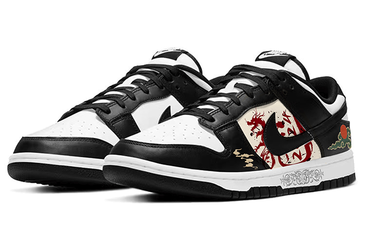 Shop ナイキ ダンク ロー "パンダ 龍年" (カスタム) DD1391-100(Team10-龙腾四海)