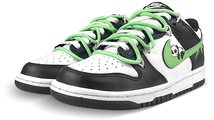 ナイキダンクロー'ブラックホワイトパンダ竹落書き-マルチカラーレース'カスタムシューズ DD1391-100(Team叁-男熊猫解构SBOX) Lookbook ナイキダンクロー'ブラックホワイトパンダ竹落書き-マルチカラーレース'カスタムシューズ DD1391-100(Team叁-男熊猫解构SBOX)