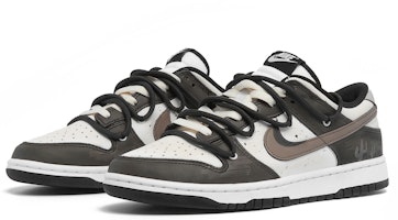 Sepatu Custom Nike Dunk Low 'Hitam Putih Panda Pasir Dune' DD1391-100(Team94-男款沙洲) Lookbook Sepatu Custom Nike Dunk Low 'Hitam Putih Panda Pasir Dune' DD1391-100(Team94-男款沙洲)