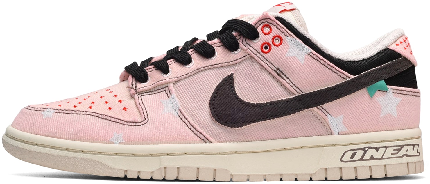 custom-shoes-nike-dunk-low-black-white-pink-ombre