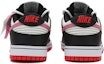 Shop 나이키 덩크 로우 '검흰핑 줄무늬' (Nike Dunk Low 'BlackWhitePink Stripes') DD3363-100(Team24-男款条纹黑白粉)