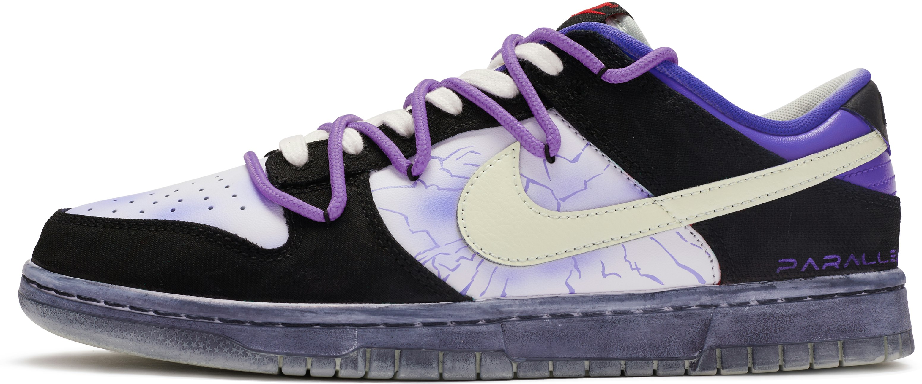 custom-shoes-nike-dunk-low-black-white-purple-bigniu