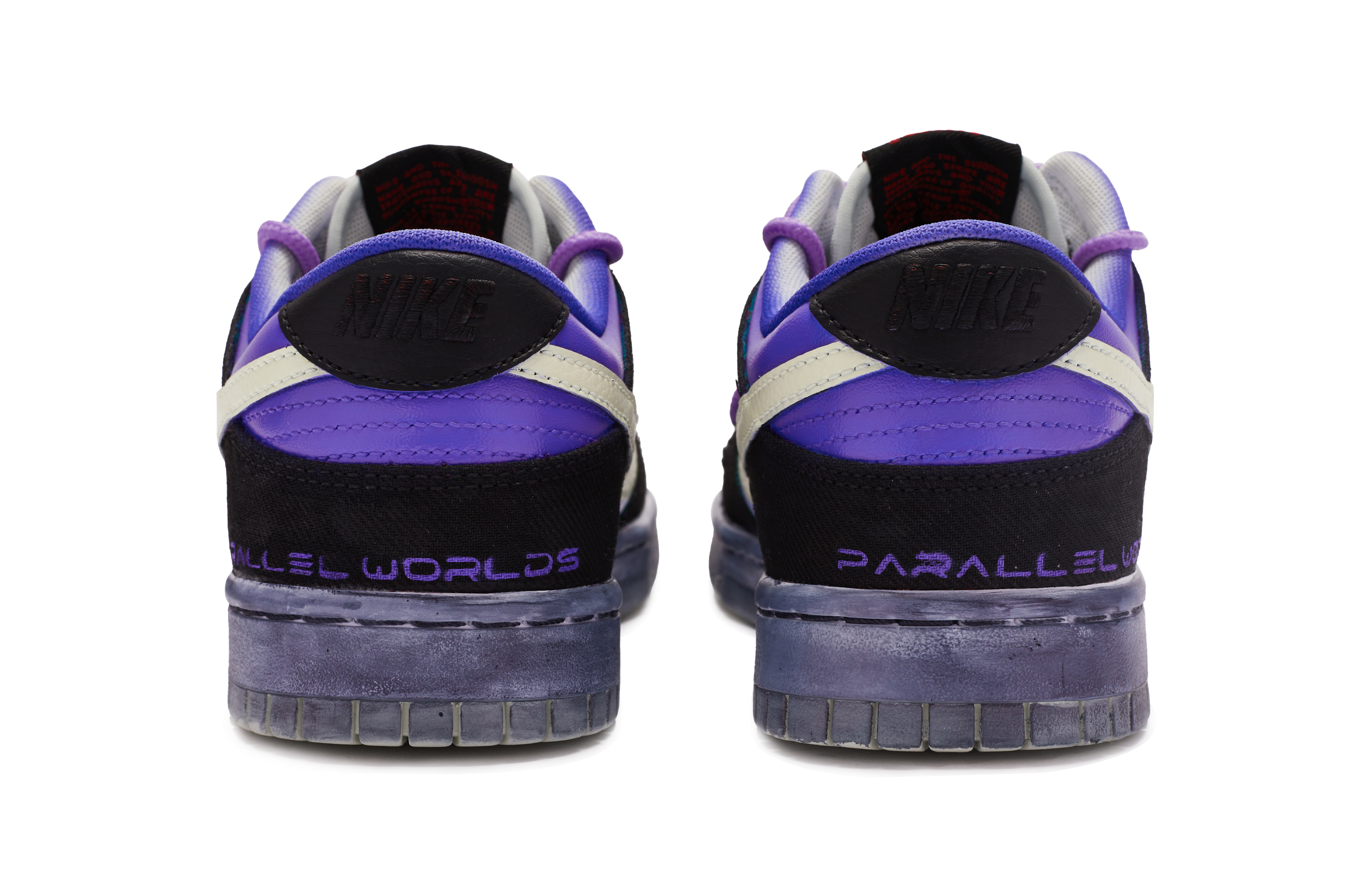 Purchase [커스텀 신발] 나이키 덩크 로우 '블랙 화이트 퍼플 BIGNIU' DV0827-100(TeamR-男款平行宇宙S-BOX)