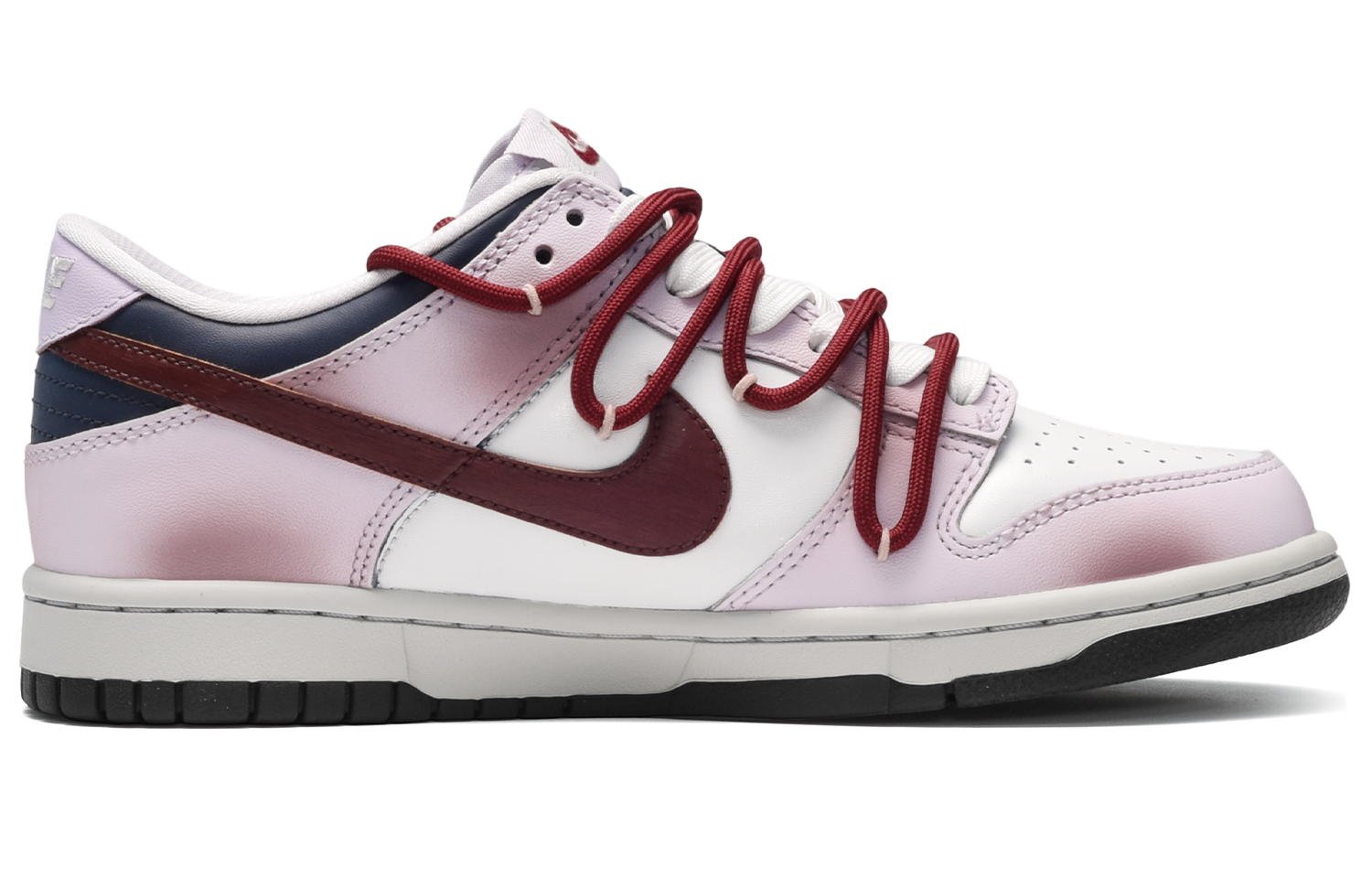 [Custom Shoes] Nike Dunk Low 'Black White Purple Gradient' 圖 2