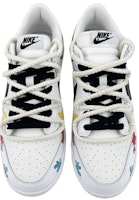 【定制球鞋】Nike Dunk Low 是在玩鞋 禮盒 復古色塊 情侶 拼圖解構 低幫板鞋 男款 白黑 Shop 【定制球鞋】Nike Dunk Low 是在玩鞋 禮盒 復古色塊 情侶 拼圖解構 低幫板鞋 男款 白黑