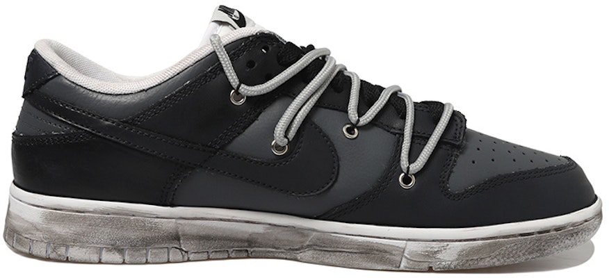 나이키 덩크 로우 '블랙 화이트 래빗 애로우' (커스텀) DJ6188-101(Team拾玖-做旧全黑兔男S-BOX) Order 나이키 덩크 로우 '블랙 화이트 래빗 애로우' (커스텀) DJ6188-101(Team拾玖-做旧全黑兔男S-BOX)