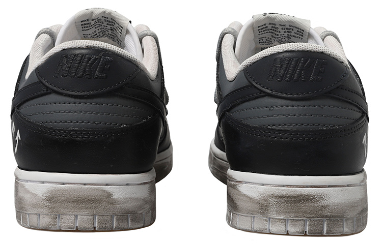 Purchase [Sepatu Custom] Nike Dunk Low 'Hitam Putih Rabbit Arrow' DJ6188-101(Team拾玖-做旧全黑兔男S-BOX)