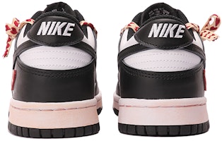 나이키 덩크 로우 '블랙 화이트 리컨스트럭티드' (커스텀) CW1590-100(TeamThree-女款心动时刻黑白) 2