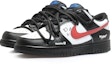 Lookbook 【定制球鞋】Nike Dunk Low 賽車設計款 改裝車文化 潮流logo 街頭 城市機能 解構鞋帶 低幫 板鞋 GS 黑白紅