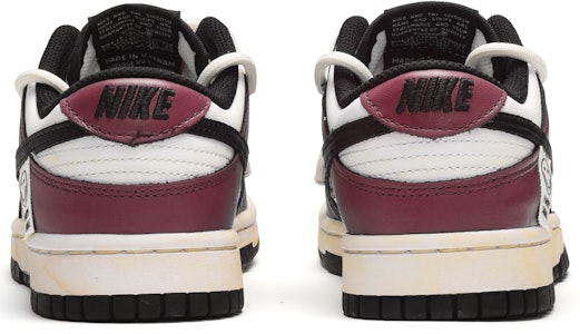 【定製球鞋】Nike Dunk Low 老化 笑臉貼紙 低筒 滑板鞋 男款 黑白紅 Shop 【定製球鞋】Nike Dunk Low 老化 笑臉貼紙 低筒 滑板鞋 男款 黑白紅