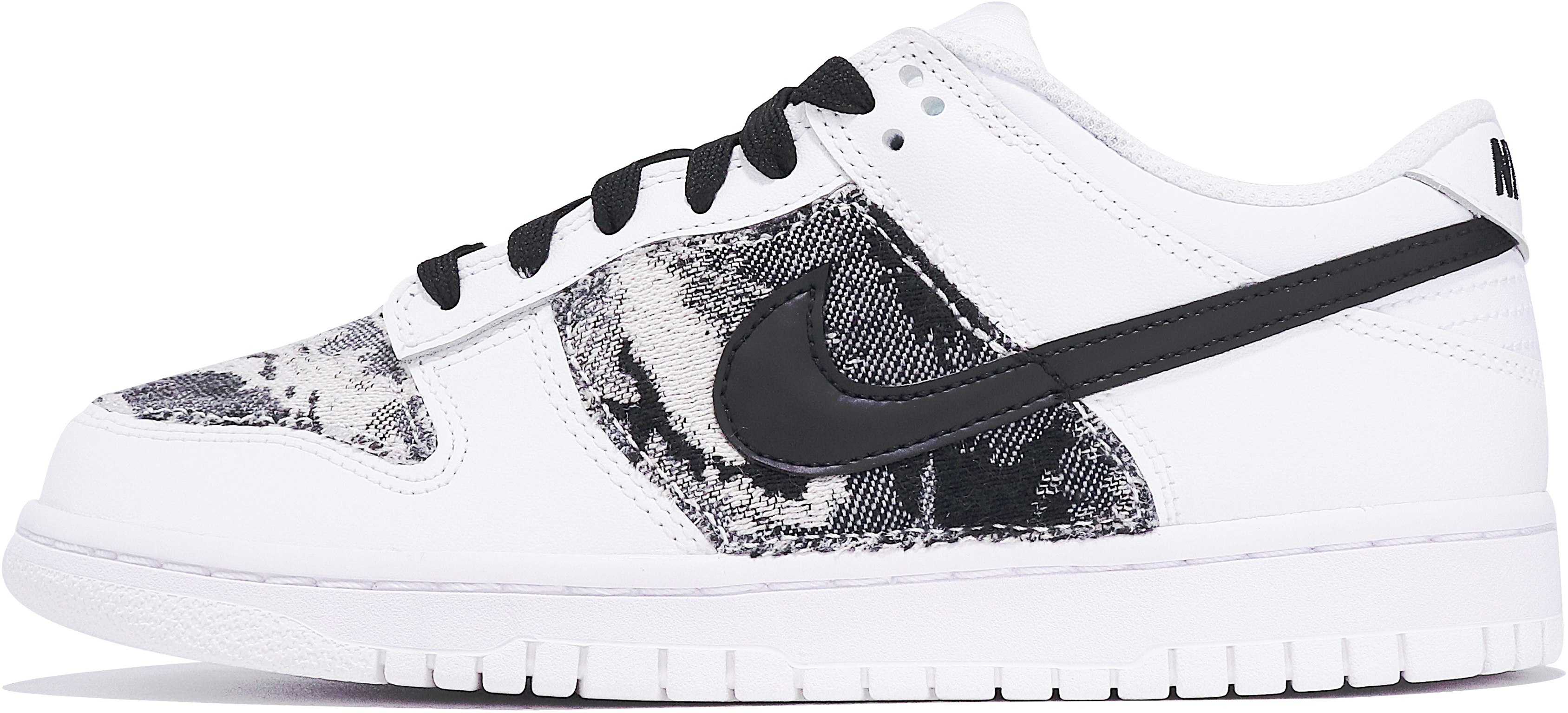 custom-shoes-nike-dunk-low-black-white-retro-college-theme