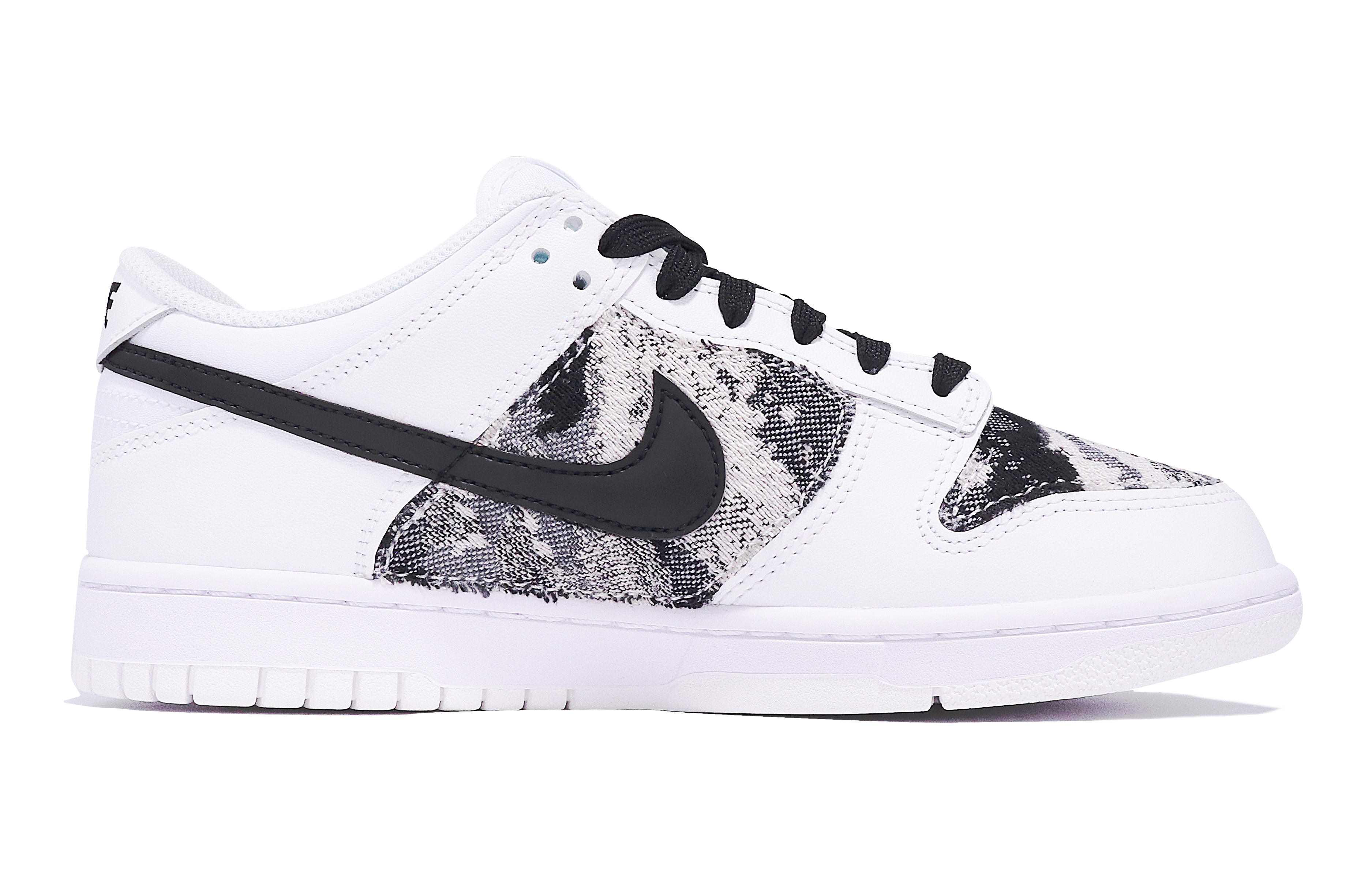 Order [定制鞋款] 耐克Dunk Low '黑白复古学院主题' DH9765-100(TeamTen-女款DK复古黑白)