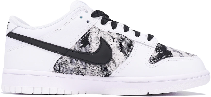 【訂製球鞋】Nike Dunk Low 復古主題 學院風 手工縫紉 水墨畫 小香風 油畫 高街 休閒 貼布 低幫 板鞋 GS 黑白 Order 【訂製球鞋】Nike Dunk Low 復古主題 學院風 手工縫紉 水墨畫 小香風 油畫 高街 休閒 貼布 低幫 板鞋 GS 黑白