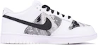 Order 【訂製球鞋】Nike Dunk Low 復古主題 學院風 手工縫紉 水墨畫 小香風 油畫 高街 休閒 貼布 低幫 板鞋 GS 黑白