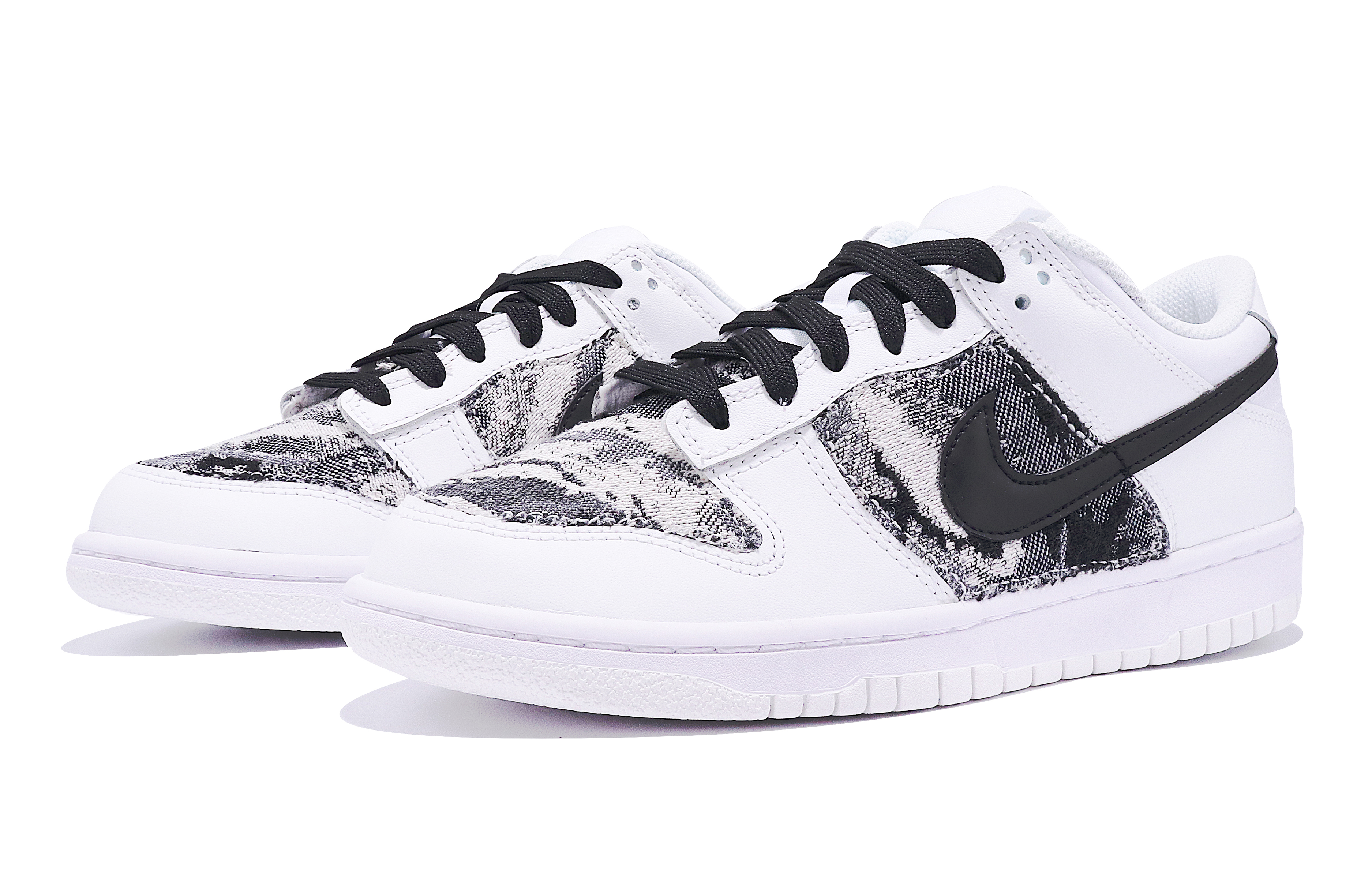 Lookbook [定制鞋款] 耐克Dunk Low '黑白复古学院主题' DH9765-100(TeamTen-女款DK复古黑白)