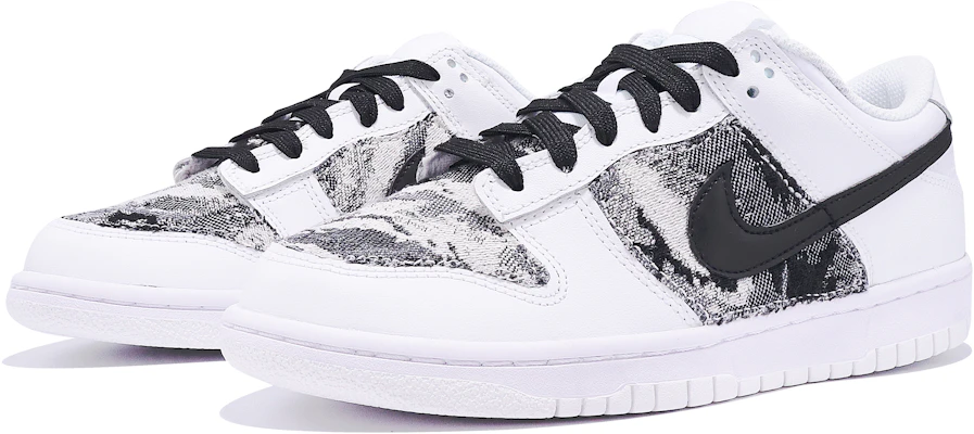 【訂製球鞋】Nike Dunk Low 復古主題 學院風 手工縫紉 水墨畫 小香風 油畫 高街 休閒 貼布 低幫 板鞋 GS 黑白 Lookbook 【訂製球鞋】Nike Dunk Low 復古主題 學院風 手工縫紉 水墨畫 小香風 油畫 高街 休閒 貼布 低幫 板鞋 GS 黑白