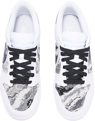 【訂製球鞋】Nike Dunk Low 復古主題 學院風 手工縫紉 水墨畫 小香風 油畫 高街 休閒 貼布 低幫 板鞋 GS 黑白 Shop 【訂製球鞋】Nike Dunk Low 復古主題 學院風 手工縫紉 水墨畫 小香風 油畫 高街 休閒 貼布 低幫 板鞋 GS 黑白