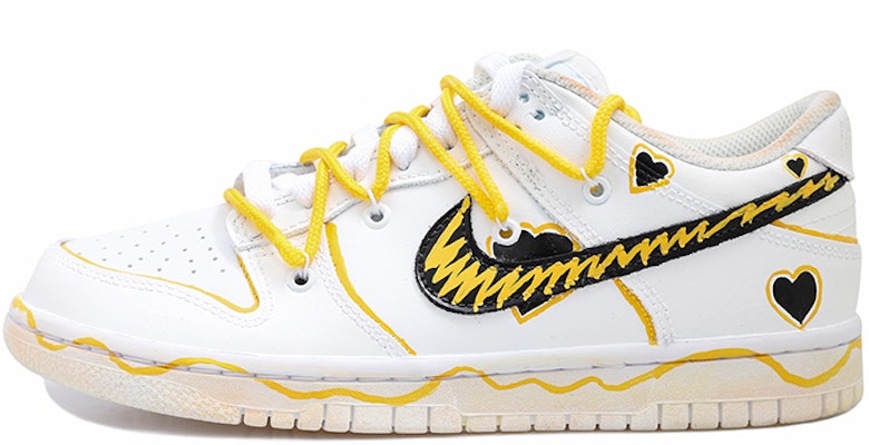 나이키 덩크 로우 '블랙 화이트 옐로우 라인워크 디컨스트럭티드' (shortened: 나이키 덩크 로우 '라인워크') DH9765-100(Team拾玖-黄色线条女S-BOX) Buy 나이키 덩크 로우 '블랙 화이트 옐로우 라인워크 디컨스트럭티드' (shortened: 나이키 덩크 로우 '라인워크') DH9765-100(Team拾玖-黄色线条女S-BOX)