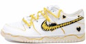 Buy 나이키 덩크 로우 '블랙 화이트 옐로우 라인워크 디컨스트럭티드' (shortened: 나이키 덩크 로우 '라인워크') DH9765-100(Team拾玖-黄色线条女S-BOX)