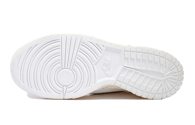 Purchase [Kasut Custom] Nike Dunk Low 'Hitam Putih Kuning Garisan Terurai' DH9765-100(Team拾玖-黄色线条女S-BOX)